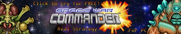 Advert: Space War Commander   - please click here