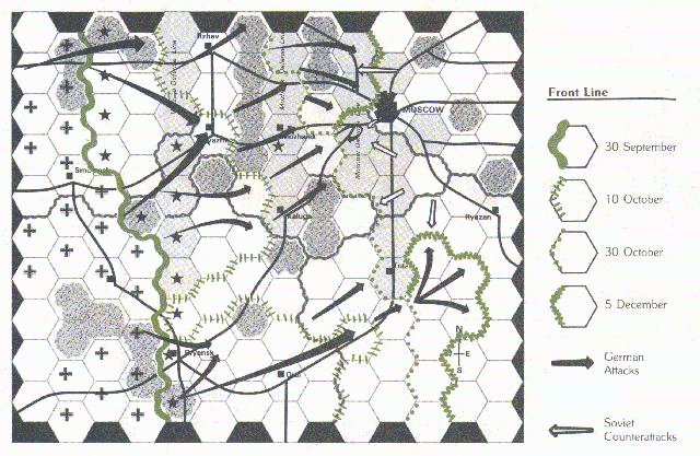 Map of Operation Typhoon