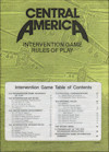 Central America - Intervention Game Rulebook