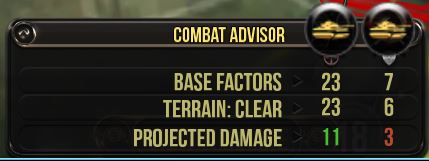 Russian Front Computer Game - Combat Advisor